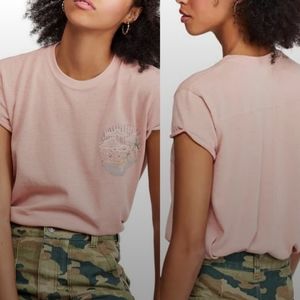 Free People We The Free Wipeout Graphic Sunset Tee Size Large